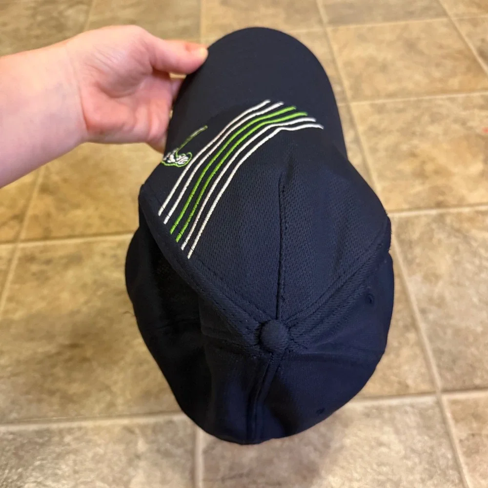 Pukka Headwear Pinehurst Golf Hat Navy Blue Racing Stripes Adjustable Cap‎ - Picture 9 of 11